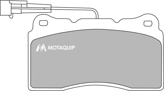 Motaquip LVXL544 - Bremžu uzliku kompl., Disku bremzes autodraugiem.lv