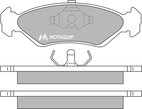 Motaquip LVXL536 - Bremžu uzliku kompl., Disku bremzes autodraugiem.lv