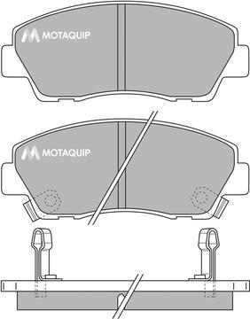 Honda NHC-430 - Bremžu uzliku kompl., Disku bremzes autodraugiem.lv