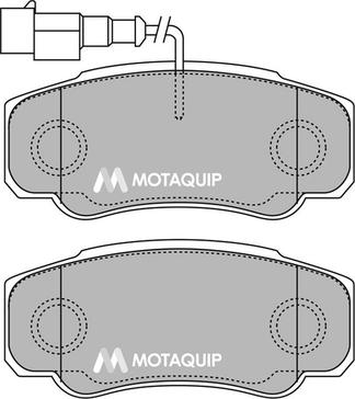 Motaquip LVXL1436 - Bremžu uzliku kompl., Disku bremzes autodraugiem.lv