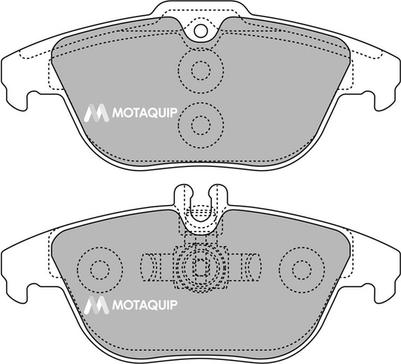 Motaquip LVXL1425 - Bremžu uzliku kompl., Disku bremzes autodraugiem.lv