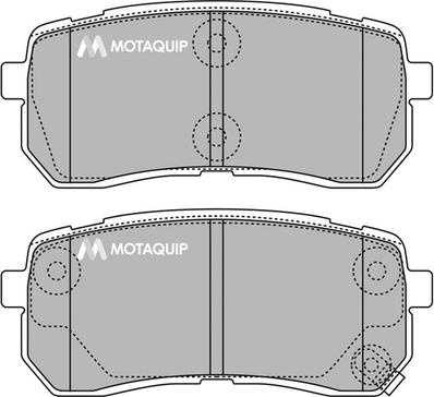 Motaquip LVXL1421 - Bremžu uzliku kompl., Disku bremzes autodraugiem.lv