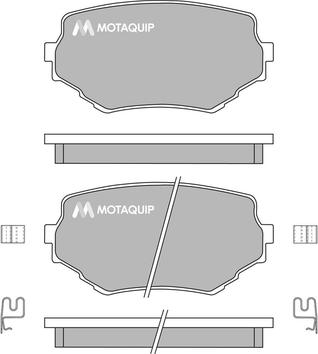 Motaquip LVXL161 - Bremžu uzliku kompl., Disku bremzes autodraugiem.lv