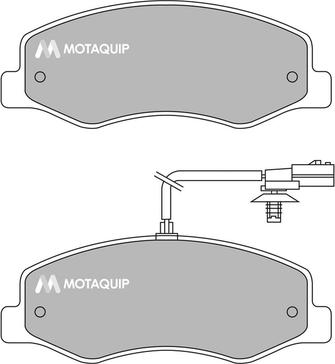 Motaquip LVXL1637 - Bremžu uzliku kompl., Disku bremzes autodraugiem.lv