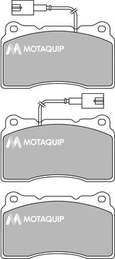 Motaquip LVXL1675 - Bremžu uzliku kompl., Disku bremzes autodraugiem.lv