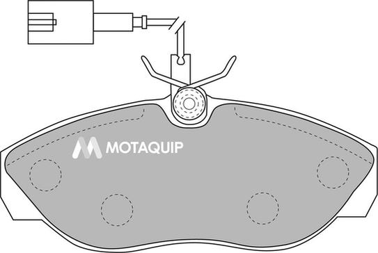 Motaquip LVXL1091 - Bremžu uzliku kompl., Disku bremzes autodraugiem.lv