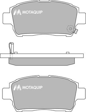 Motaquip LVXL1012 - Bremžu uzliku kompl., Disku bremzes autodraugiem.lv