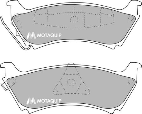 Motaquip LVXL1075 - Bremžu uzliku kompl., Disku bremzes autodraugiem.lv