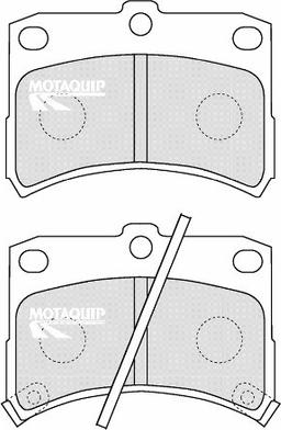 Motaquip LVXL1180 - Bremžu uzliku kompl., Disku bremzes autodraugiem.lv