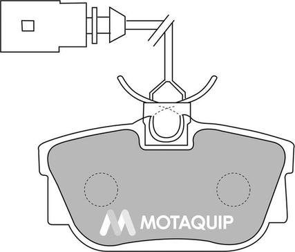 Motaquip LVXL1134 - Bremžu uzliku kompl., Disku bremzes autodraugiem.lv