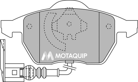 Motaquip LVXL1125 - Bremžu uzliku kompl., Disku bremzes autodraugiem.lv