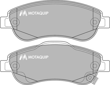 Motaquip LVXL1398 - Bremžu uzliku kompl., Disku bremzes autodraugiem.lv