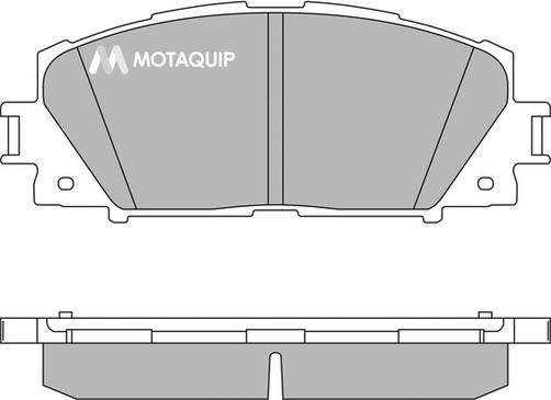 Motaquip LVXL1325 - Bremžu uzliku kompl., Disku bremzes autodraugiem.lv