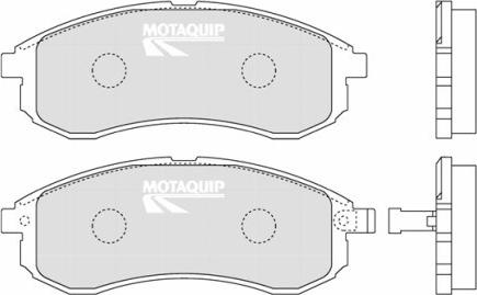 Motaquip LVXL1241 - Bremžu uzliku kompl., Disku bremzes autodraugiem.lv