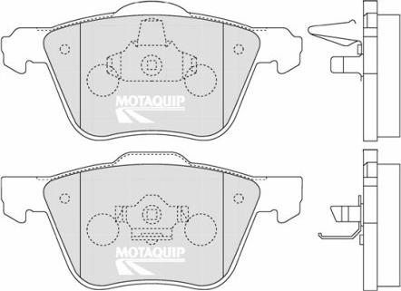 Motaquip LVXL1255 - Bremžu uzliku kompl., Disku bremzes autodraugiem.lv