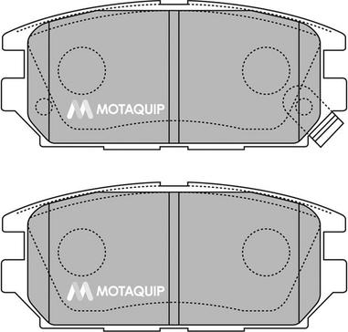 Motaquip LVXL1236 - Bremžu uzliku kompl., Disku bremzes autodraugiem.lv