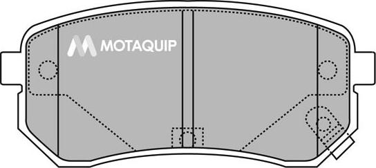 Motaquip LVXL1272 - Bremžu uzliku kompl., Disku bremzes autodraugiem.lv