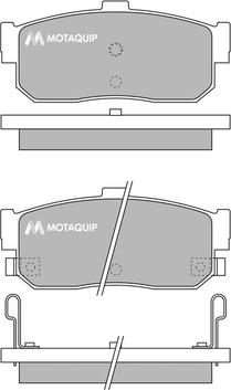 Motaquip LVXL840 - Bremžu uzliku kompl., Disku bremzes autodraugiem.lv