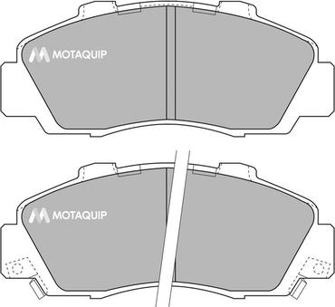 Motaquip LVXL877 - Bremžu uzliku kompl., Disku bremzes autodraugiem.lv