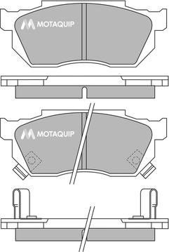 Motaquip LVXL365 - Bremžu uzliku kompl., Disku bremzes autodraugiem.lv