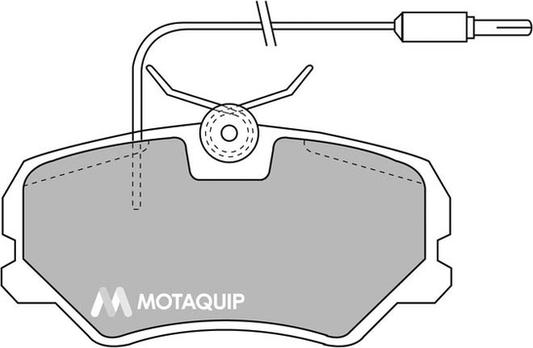 Motaquip LVXL311 - Bremžu uzliku kompl., Disku bremzes autodraugiem.lv