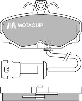 Motaquip LVXL389 - Bremžu uzliku kompl., Disku bremzes autodraugiem.lv