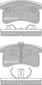 Motaquip LVXL200 - Bremžu uzliku kompl., Disku bremzes autodraugiem.lv