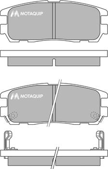 Motaquip LVXL786 - Bremžu uzliku kompl., Disku bremzes autodraugiem.lv