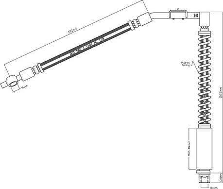 Motaquip VBH790 - Bremžu šļūtene autodraugiem.lv