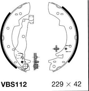 Motaquip VBS112 - Bremžu loku komplekts autodraugiem.lv