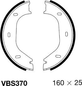Motaquip VBS370 - Bremžu loku kompl., Stāvbremze autodraugiem.lv