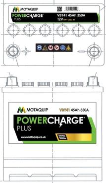 Motaquip VBY41 - Startera akumulatoru baterija autodraugiem.lv