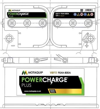 Motaquip VBY11 - Startera akumulatoru baterija autodraugiem.lv