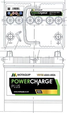 Motaquip VBY32 - Startera akumulatoru baterija autodraugiem.lv