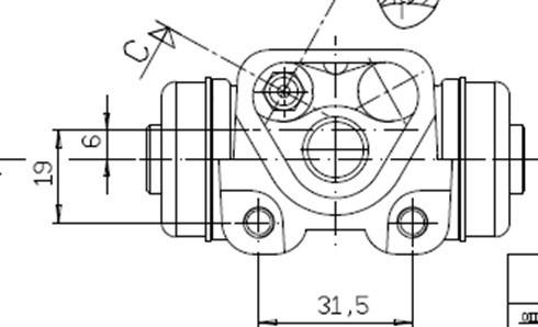 Motaquip VWC790 - Riteņa bremžu cilindrs autodraugiem.lv