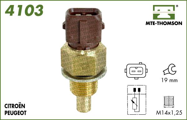 MTE-Thomson 4103 - Devējs, Dzesēšanas šķidruma temperatūra autodraugiem.lv
