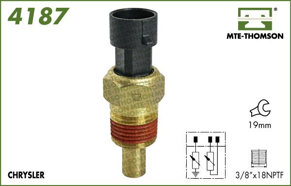 MTE-Thomson 4187 - Devējs, Dzesēšanas šķidruma temperatūra autodraugiem.lv