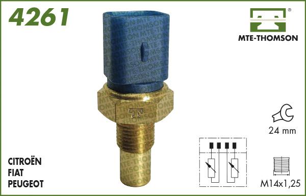 MTE-Thomson 4261 - Devējs, Dzesēšanas šķidruma temperatūra autodraugiem.lv