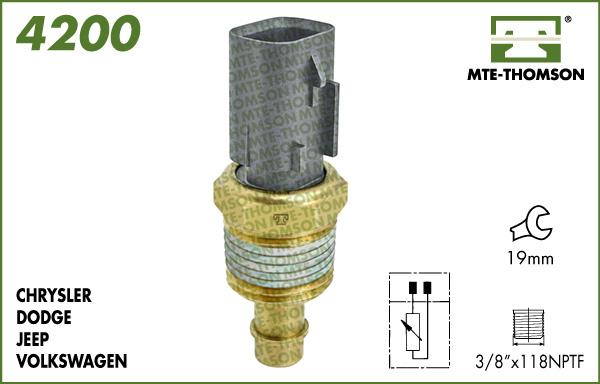 MTE-Thomson 4200 - Devējs, Dzesēšanas šķidruma temperatūra autodraugiem.lv