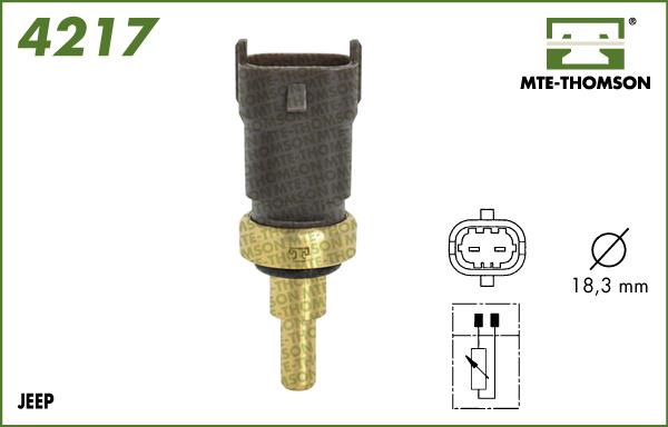 MTE-Thomson 4217 - Devējs, Dzesēšanas šķidruma temperatūra autodraugiem.lv