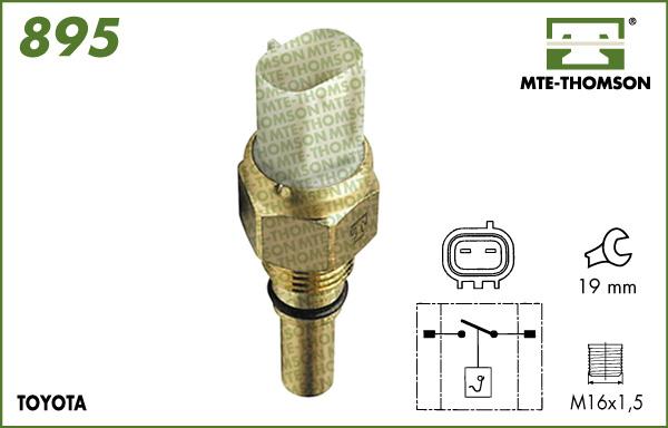 MTE-Thomson 895 - Termoslēdzis, Radiatora ventilators autodraugiem.lv