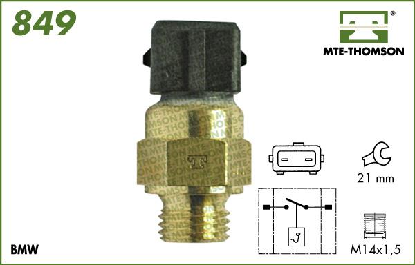 MTE-Thomson 849 - Termoslēdzis, Radiatora ventilators autodraugiem.lv