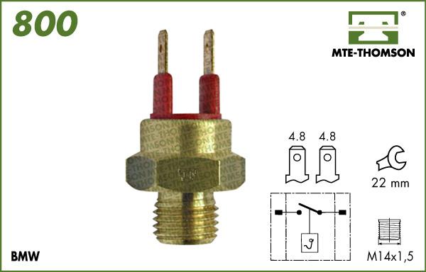 MTE-Thomson 800.102 - Termoslēdzis, Radiatora ventilators autodraugiem.lv