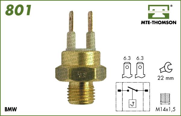 MTE-Thomson 801.95/90 - Termoslēdzis, Radiatora ventilators autodraugiem.lv