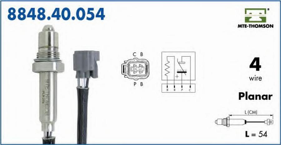 MTE-Thomson 8848.40.054 - Lambda zonde autodraugiem.lv