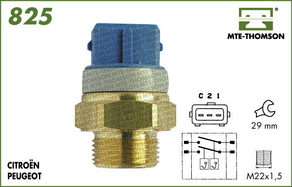 MTE-Thomson 825.92/97 - Termoslēdzis, Radiatora ventilators autodraugiem.lv