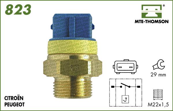 MTE-Thomson 823.97/92 - Termoslēdzis, Radiatora ventilators autodraugiem.lv