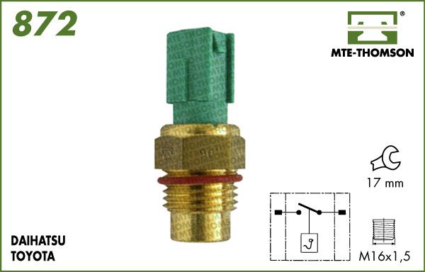 MTE-Thomson 872 - Termoslēdzis, Radiatora ventilators autodraugiem.lv