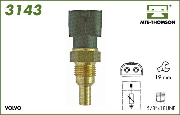 MTE-Thomson 3143 - Devējs, Dzesēšanas šķidruma temperatūra autodraugiem.lv