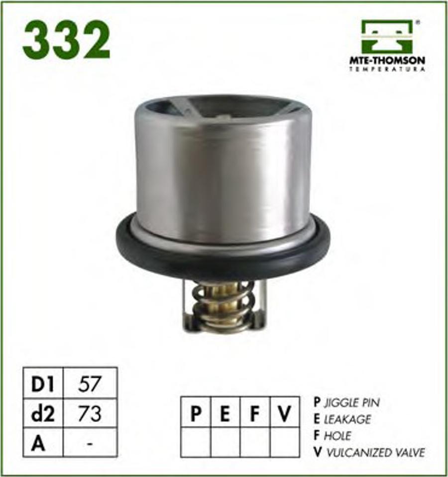 MTE-Thomson 332.79 - Termostats, Dzesēšanas šķidrums autodraugiem.lv